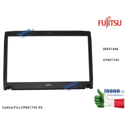 FUJ:CP651743-XX Cornice Display Bezel LCD FUJITSU LifeBook A544 A514 38037446 CP651743