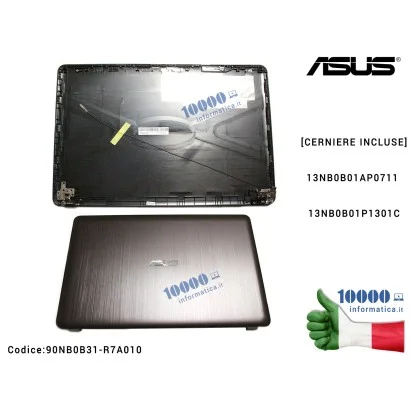 90NB0B31-R7A010 Cover LCD ASUS VivoBook X540 (BROWN) X540L X540LA X540LJ X540S X540SA X540SC X540B X540BA X540UP X540YA 13NB0...