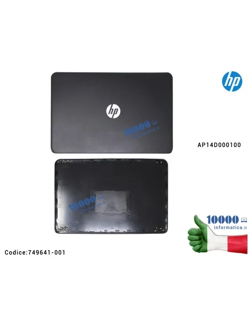 Cover LCD HP 15-G 15-R 15T 245 G3 250 G3 255 G3 256 G3 (NERO OPACO) AP14D000100 750569-001 760962-001 749641-001