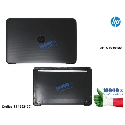 854992-001 Cover LCD HP Pavilion 15-AY 15-AU 15-AS 15-BA 15-BG 250 G5 255 G5 256 G5 (NERO) AP102000420AP1O2000420 859511-001 ...