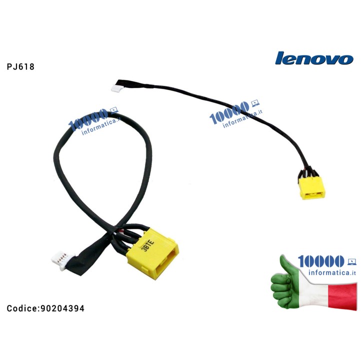 Connettore di Alimentazione DC Power Jack PJ618 LENOVO Yoga 2 Pro 13 DC30100KP00 DC30100KPOO