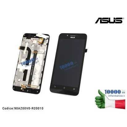 90AZ00V0-R20010 Display LCD con Vetro Touch Screen ASUS ZenFone Go ZC500TG (Z00VD) [NERO] (CON FRAME)