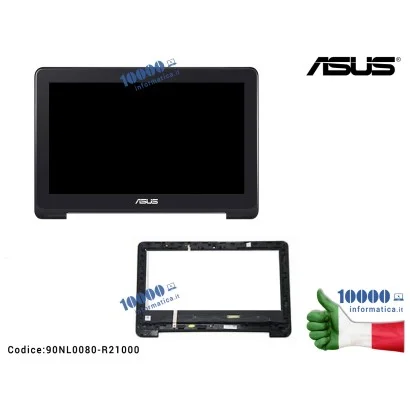 90NL0080-R21000 Display LCD con Vetro Touch Screen [FRAME INCLUSO] ASUS Transformer Book E205S E205SA 11,6''