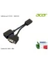 NC.23811.00N Dongle Ethernet Cavo Y Adattatore HDMI a VGA/LAN RJ-45 ACER Aspire V5-431 V5-431G V5-471 V5-471G V5-531 V5-531G ...