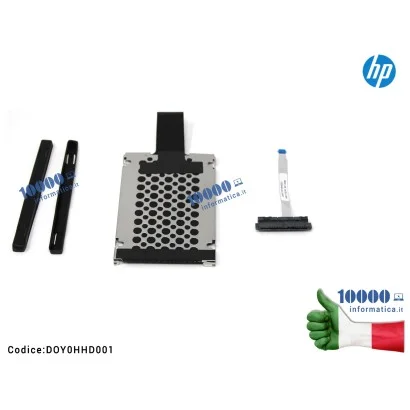 DOY0HHD001 KIT Supporto Caddy + Cavo Connettore HDD SATA HP Pavilion 15-CS 15-CS0050tx 15-CS0051tx 15-CS0037tx 15-CS0039tx 15...