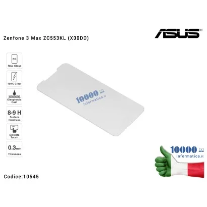 10545 Pellicola in Vetro Temperato 9H 0,33mm per ASUS Zenfone 3 Max ZC553KL (X00DD)