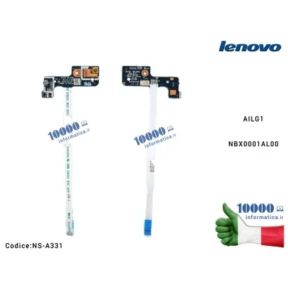 NS-A331 Pulsante di Accensione LENOVO G70-70 G70-50 G70-80 Z70-80 Power Button Switch Board AILG1 NBX0001AL00