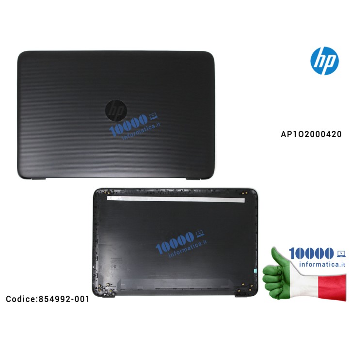 Cover LCD HP Pavilion 15-AY 15-AU 15-AS 15-BA 15-BG 250 G5 255 G5 256 G5 (NERO) AP102000420AP1O2000420 859511-001 AP102000450 AP