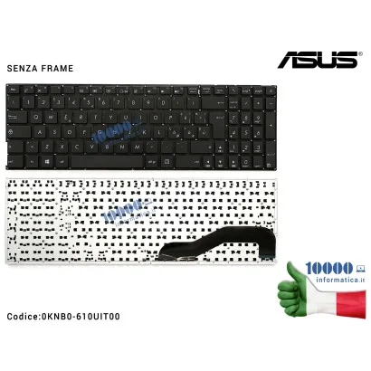 0KNB0-610UIT00 Tastiera Italiana ASUS X540 X540L X540LA F540 F540L K540 K540L K540LA [SENZA FRAME] 0KNB0-610UIT00