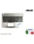 90R-N9J1K1E80U Tastiera Italiana Completa di Top Case Superiore ASUS N56DP N56VM N56VZ N56VJ N56VB N56VV [Retroilluminata]