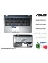 90NB0CG3-R32IT0 Tastiera Italiana Completa di Top Case Superiore ASUS VivoBook Max F541 X541 [Silver Gradient] F541N F541NA F...