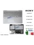 149015951 Tastiera Italiana Completa di Top Case Superiore SONY SVS15 SVS151 [SILVER] (RETROILLUMINATA) 9Z.N6CBF.50E 9Z.N6CLF...