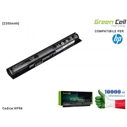 HP96 Batteria HSTNN-Q97C Green Cell Compatibile per HP ProBook 450 G3 455 G3 470 G3 [2200mAh]