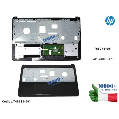 749639-001 Top Case Upper Palmrest Cover Superiore HP (NERO) 15-G 15-R 250 G3 255 G3 [Touchpad INCLUSO] 768276-001 AP14D000371