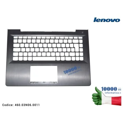 460.03N06.0011 Top Case Upper Palmrest Cover Superiore LENOVO S41-70 U41-70 S41-35 S41-75 [SILVER/ARGENTO]