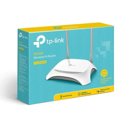 TL-MR3420 TP-Link TL-MR3420 Router Wireless 3G/4 G, 300 Mbps, 4 Porte LAN Fast Ethernet, 2 Antenne, Bianco