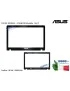 18140-15630300 Vetro Touch Screen con Cornice LCD ASUS X550 X550C X550CA K550CC F550C F550CC X550CA P550CA F550 15,6'' 13NB00...