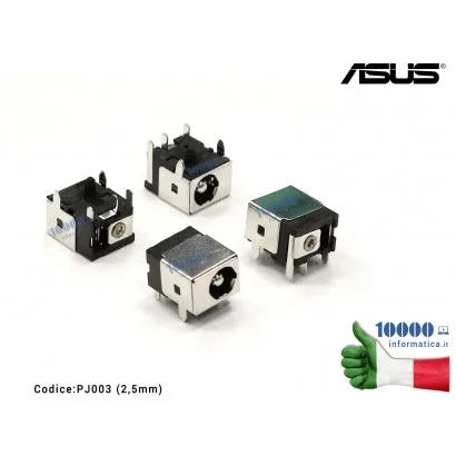 PJ003-2,5 Connettore DC Power Jack PJ003 2,5 mm ASUS F3J F3JA F3H F3K F3S Connettore DC Power Jack PJ003 ASUS F3 F3C F3JC F3S...