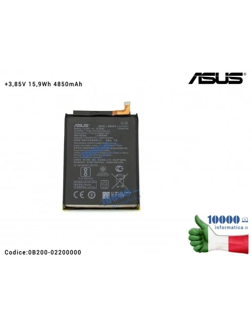 0B200-02200000 Batteria C11P1611 ASUS ZenFone 3 Max ZC520TL (X008D) [3,85V 15,9Wh 4130mAh] 0B200-02200000