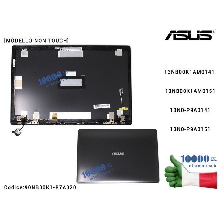 Cover LCD [NON TOUCH] ASUS N550JA N550JV N550LF N550JK N550JX 13NB00K1AM0141 13N0-P9A0141 13NB00K1AM0151 13N0-P9A0151 90NB00K1-R
