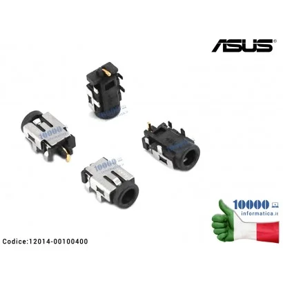 12014-00100400 Connettore di Alimentazione DC Power Jack PJ459 ASUS ZenBook UX21 UX21E UX31 UX31E 12014-00100400