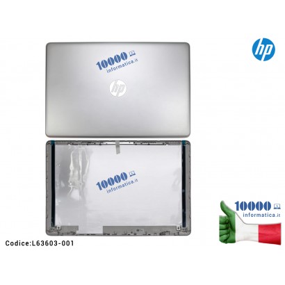 L63603-001 Cover LCD HP 15S-FQ 15-DY 15-DY0013DX 15-DY1973CL 15-DY1005NL 15-DY1043DX 15S-FQ2093NL (Natural Silver) L63603-001