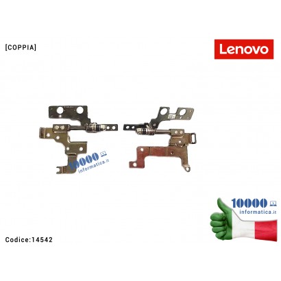 14542 Cerniere Hinges LENOVO ThinkBook 15-IIL (20SM) 15-IML (20RW) (20RV) 15-I [COPPIA]