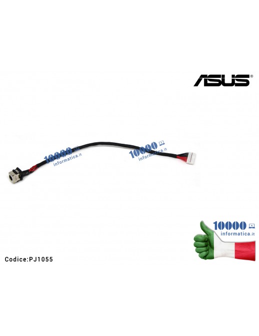 14546 Connettore DC Power Jack PJ1055 ASUS ROG ZX50J ZX50V ZX50VX RG52V RG52VW FX53V FX53VW FX53VD Strix GL553VE GL553VD GL55...