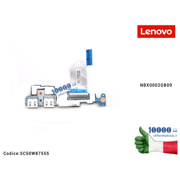 Power Board USB Card SD+ Cavo LENOVO IdeaPad C340-14IML (81TK) Flex-14IML (81XG) NBX0002GB00 5C50W87555 FRU5C50W87555
