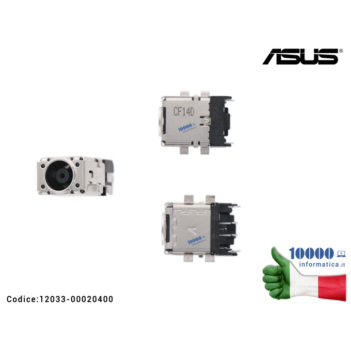 Connettore DC Power Jack PJ1086 ASUS TUF Gaming A15 FA507 FA507N FA507NV 12033-00020400 Connettore DC Power Jack PJ1086 ASUS TUF Gaming A15 FA507 FA507N FA507NV 12033-00020400