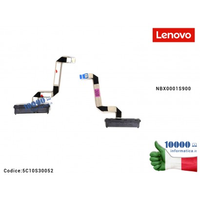 5C10S30052 Cavo Connettore FFC Hard Disk HDD SATA LENOVO IdeaPad 3-15ARE05 (81W4) 3-15IIL05 (81WE) 3-15IML05 (81WB) (81WR) (8...