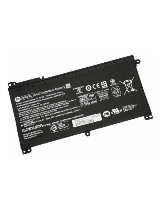 HP 3-celle Li-ion Batteria, 41Wh capacity, 11.55V voltage, HP laptops.