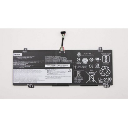 Lenovo Lithium-ion Batteria, 15.36V voltage, 45Wh capacity, 4-celle design, select Lenovo laptops.