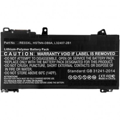 Batteria CoreParts compatibile per HP 41.07Wh Li-Pol 11.1V 3700mAh 6BN40EA, 6BN46ET, ProBook 430...