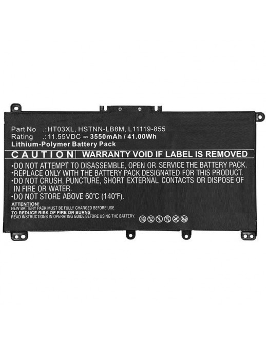 Batteria CoreParts compatibile per HP 38.76Wh Li-Pol 11.4V 3400mAh HP15-CS, 17-BY, 250 G7, 255 G7, HP PAVILION 14-BF084NO 2GF89E