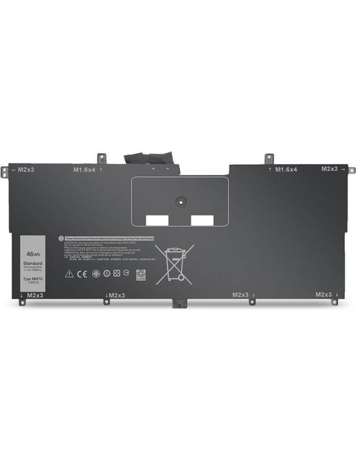 Batteria CoreParts compatibile per Dell 46Wh Li-Pol 7.6V 6050mAh, for Dell XPS Notebooks 13 9365 AVENTADOR BTX CTO XPS 13-9365-D