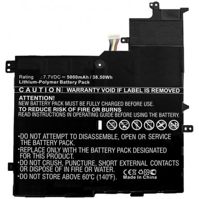 Batteria CoreParts compatibile per Asus 39WH Li-ion 7.7V 5Ah for Asus, K406UA, K406UA-BM141T,...