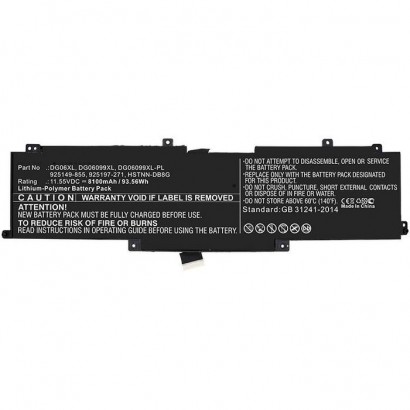 Batteria CoreParts compatibile per HP 94WH Li-ion 11.55V 8.1Ah Omen X 17, OMEN X 17 ap010nr, Omen...