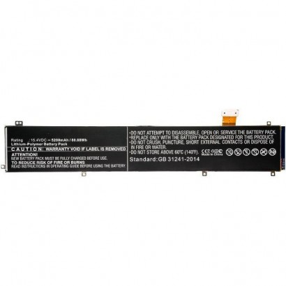 Batteria CoreParts compatibile per Razer 80Wh Li-Pol 15.4V 5.2Ah, for RazerBlade 15 2018 512GB...