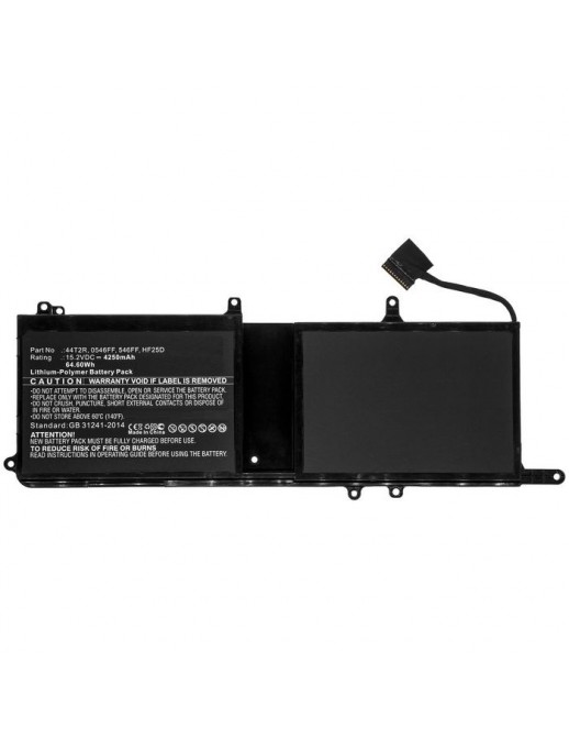 Batteria CoreParts compatibile per Dell 64.60Wh Li-Pol 15.2V 4250mAh Black for Dell Notebook, Laptop Alienware 15 R3 Max-Q, ALW1