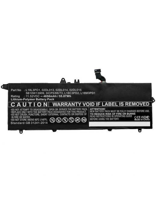 Batteria CoreParts compatibile per Lenovo 54Wh Li-Pol 11.52V 4650mAh Black