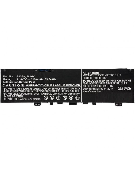 Batteria CoreParts compatibile per Dell 25Wh Li-ion 11.4V 2200mAh Black, for Dell Notebook, Laptop Ins 13-5370-D1305P, Ins 13-53