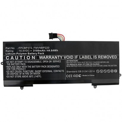 Batteria CoreParts compatibile per Fujitsu 45WH Li-Pol 14.4V 3.1Ah LifeBook U77