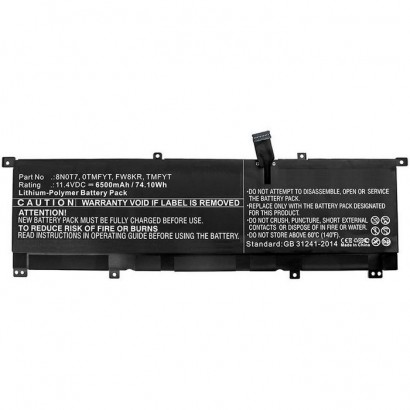 Batteria CoreParts compatibile per Dell 68WH Li-ion 11.4V 6Ah, Dell, 5530 2-in-1, XPS 15 2-in-1,...