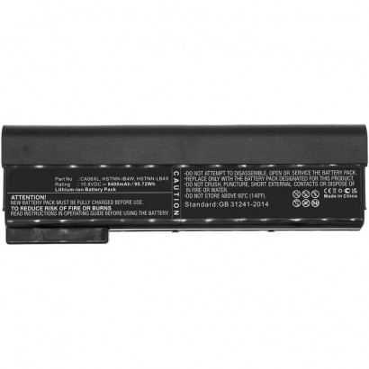 Batteria CoreParts compatibile per HP 90.72Wh Li-ion 10.8V 8400mAh Black, for D9R52AV, H5G74E,...