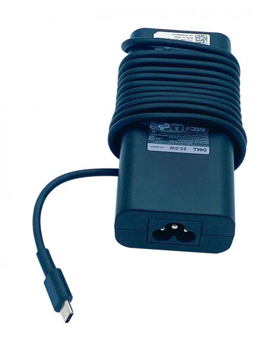 Dell AC Alimentatore Adapter, 65W, 19.5V, 3 Pin, Type C, C6 Power Cord