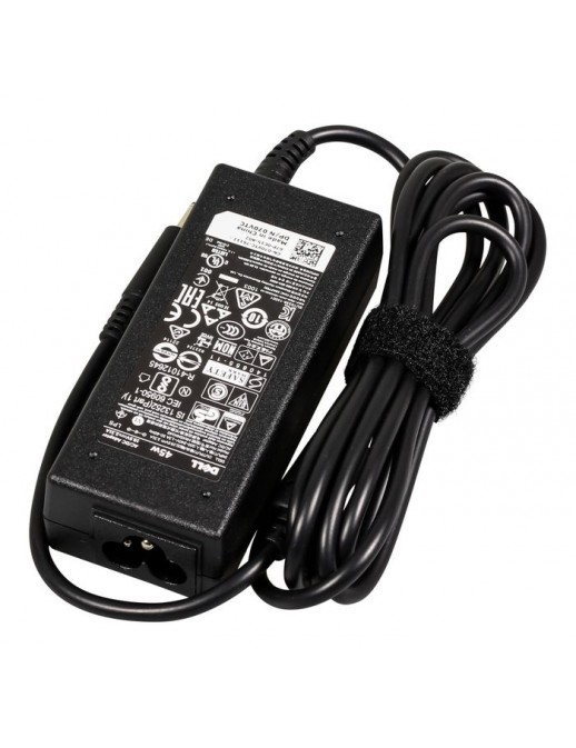 Dell AC Alimentatore Adapter, 45W, 19.5V, 3 Pin, 4.5mm, C6 Power Cord, Low Cost