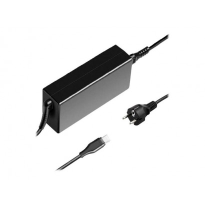 CoreParts USB-C Power Alimentatore Adapter PD3.0 65W 5-20V/3-3.5A - Include EU Corda di...