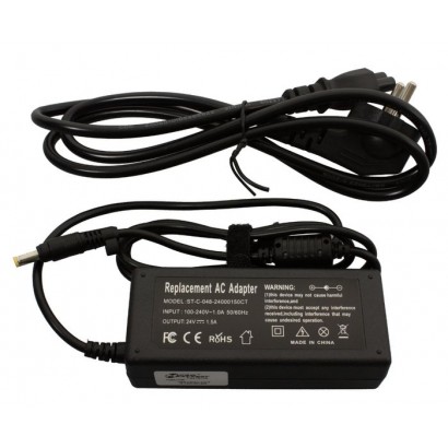 CoreParts Power Alimentatore Adapter per HP Scanner 36W 24V 1.5A Plug:4.8*1.7 Include EU Corda di...