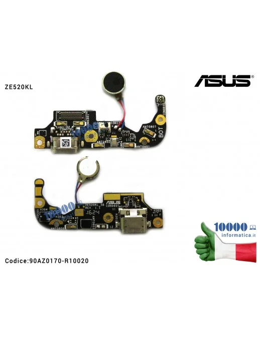 90AZ0170-R10020 Connettore USB DC Power Board ASUS ZenFone 3 ZE520KL (Z017D)